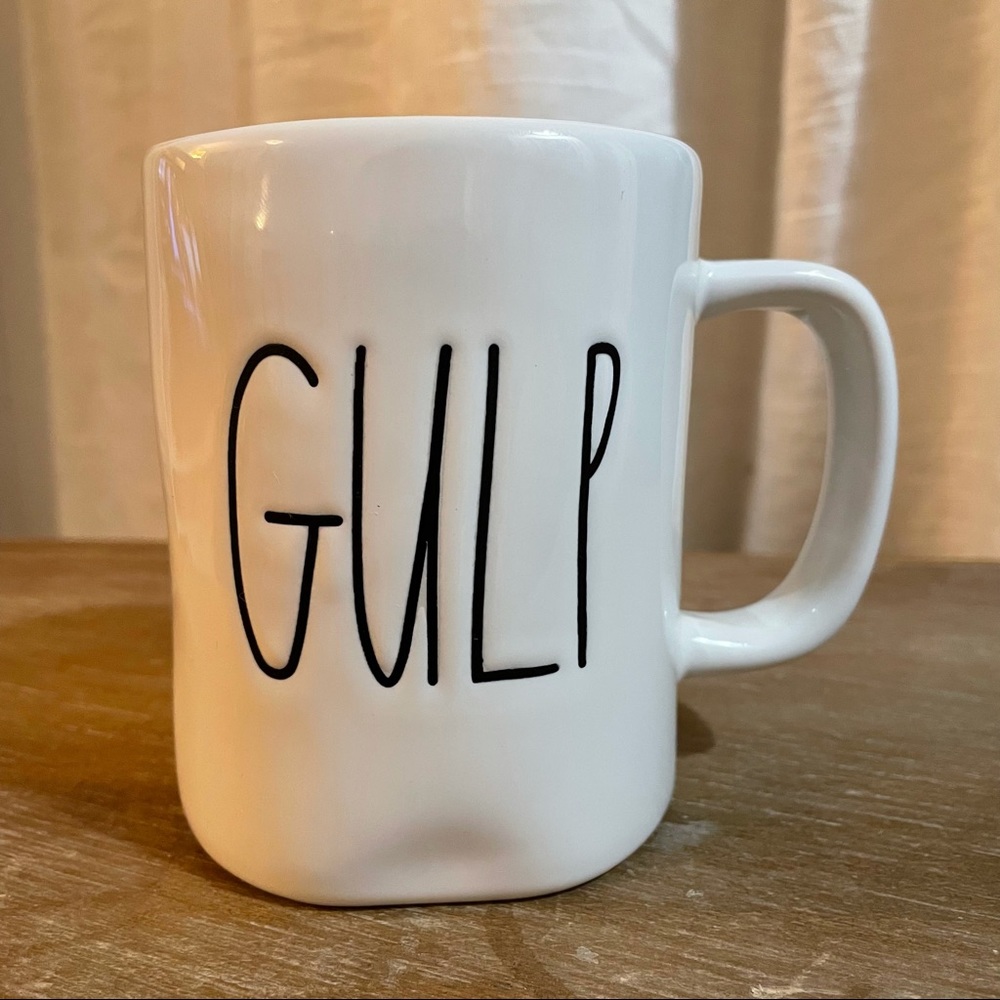 Rae Dunn GULP Mug Ceramic Cup Farmhouse Decor Gift Coffee Tea Drink Kitchen - Picture 1 of 6